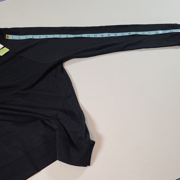 Ideology Black Crewneck Cozy Stylish Sweatshirt NWT Medium - Picture 11 of 11